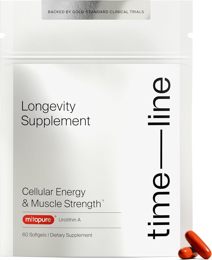 Timeline Mitopure Urolithin A Supplement, 500mg – 60 Softgels