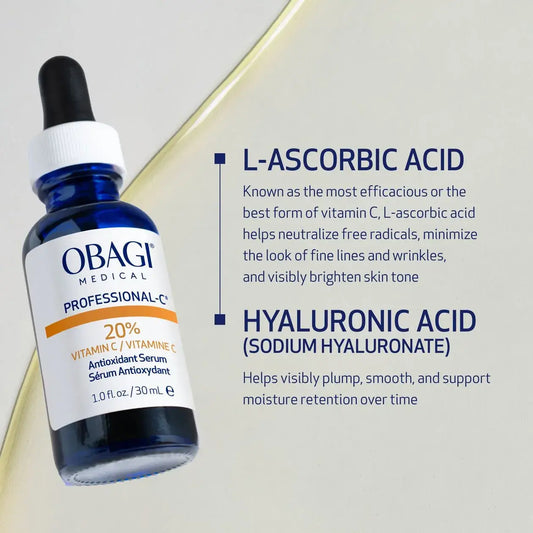 Obagi Professional-C Serum 20% – Vitamin C Antioxidant Serum for Face