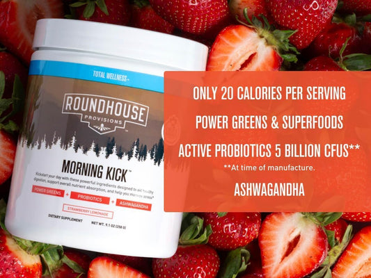 Roundhouse Provisions Morning Kick Greens Powder – 30 Servings