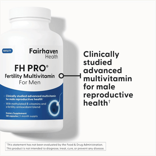 FH PRO for Men Fertility Multivitamin by Fairhaven Health, 180 capsules, image 2